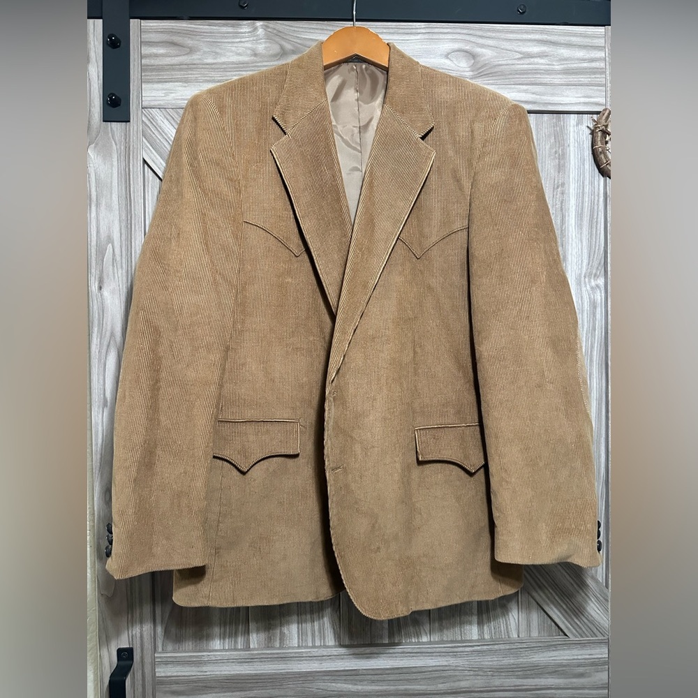 Circle S Corduroy Western Style Blazer